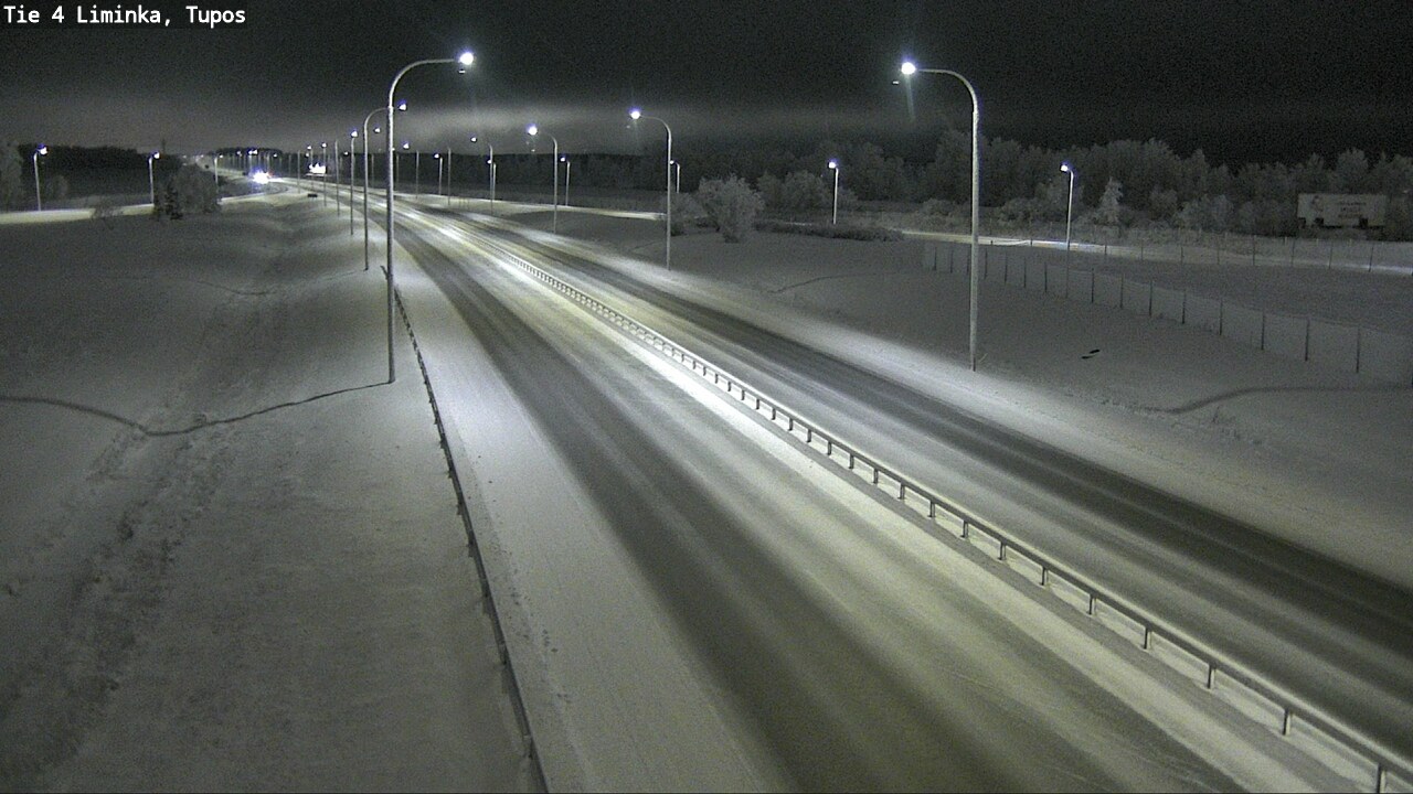 Weather Camera Image Road 4 Liminka, Tupos, Liminka, Pohjois-Pohjanmaa
