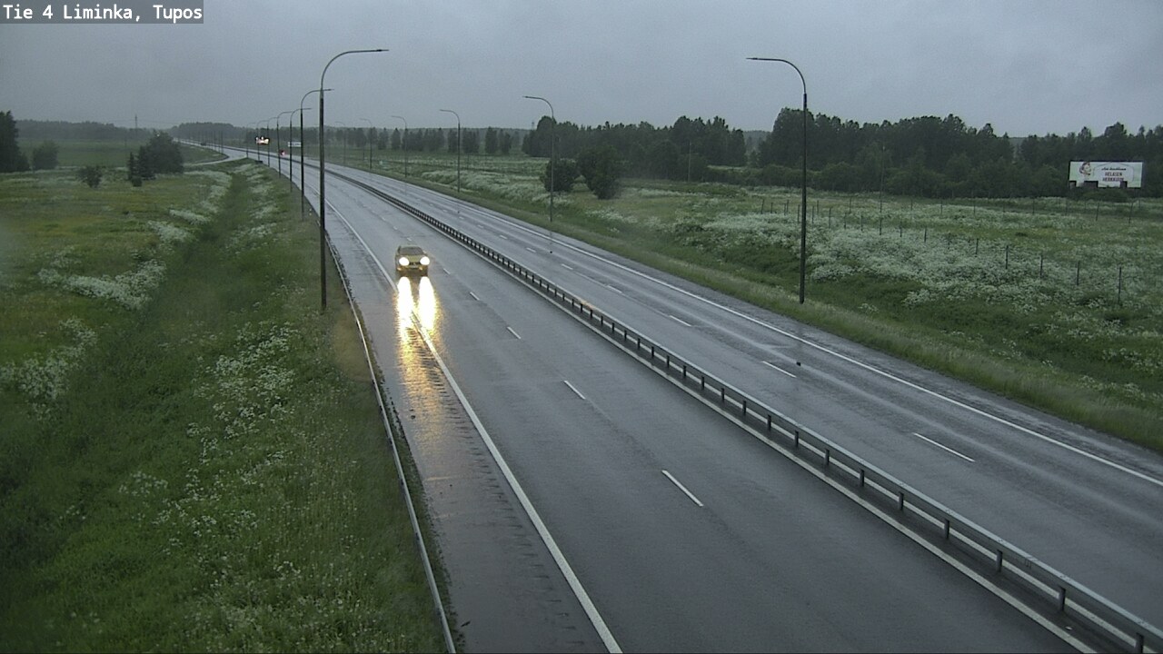 Kelikamerat Kuva Tie 4 Liminka, Tupos, Liminka, Pohjois-Pohjanmaa