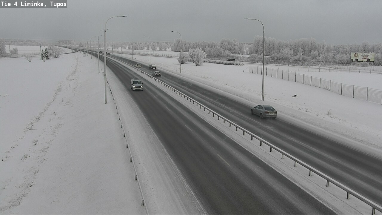Weather Camera Image Road 4 Liminka, Tupos, Liminka, Pohjois-Pohjanmaa