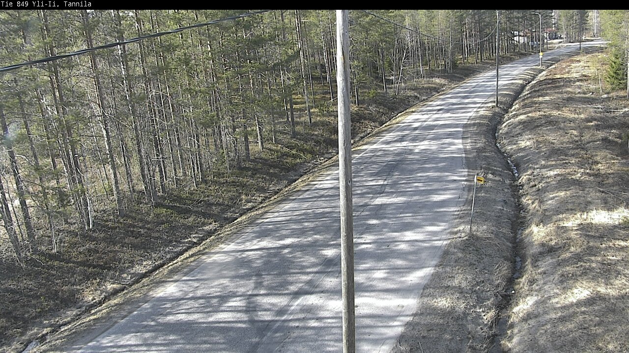 Weather Camera Image Väg 849 Yli-Ii, Tannila, Oulu, Pohjois-Pohjanmaa