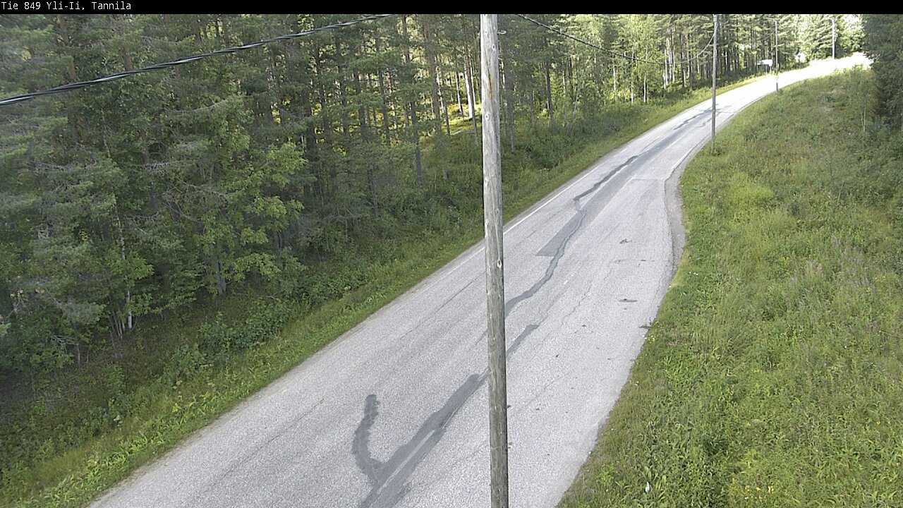 Weather Camera Image Väg 849 Yli-Ii, Tannila, Oulu, Pohjois-Pohjanmaa