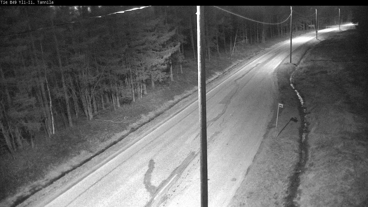 Weather Camera Image Väg 849 Yli-Ii, Tannila, Oulu, Pohjois-Pohjanmaa