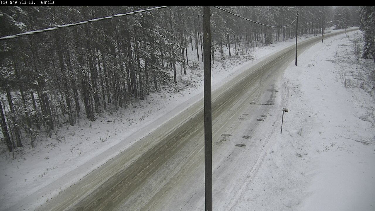 Weather Camera Image Road 849 Yli-Ii, Tannila, Oulu, Pohjois-Pohjanmaa