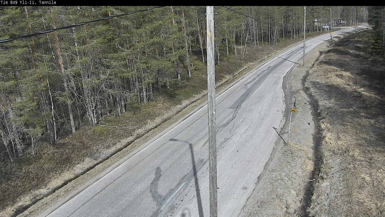 Weather Camera Image Väg 849 Yli-Ii, Tannila, Oulu, Pohjois-Pohjanmaa