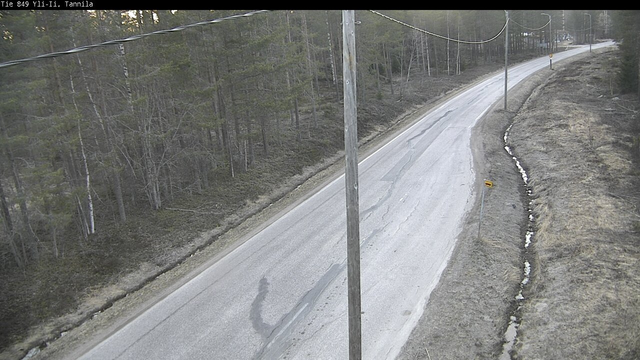 Weather Camera Image Väg 849 Yli-Ii, Tannila, Oulu, Pohjois-Pohjanmaa