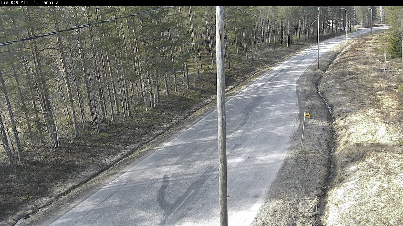 Weather Camera Image Väg 849 Yli-Ii, Tannila, Oulu, Pohjois-Pohjanmaa