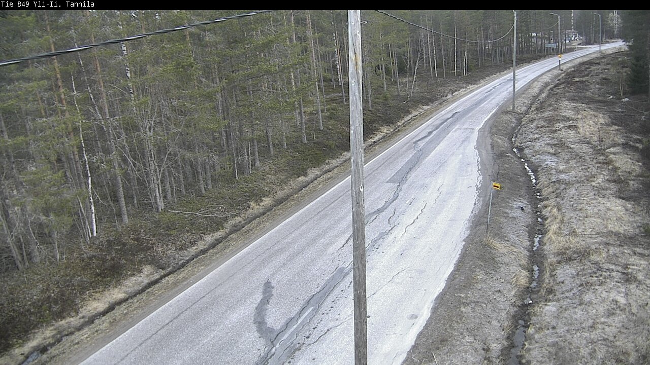 Weather Camera Image Väg 849 Yli-Ii, Tannila, Oulu, Pohjois-Pohjanmaa