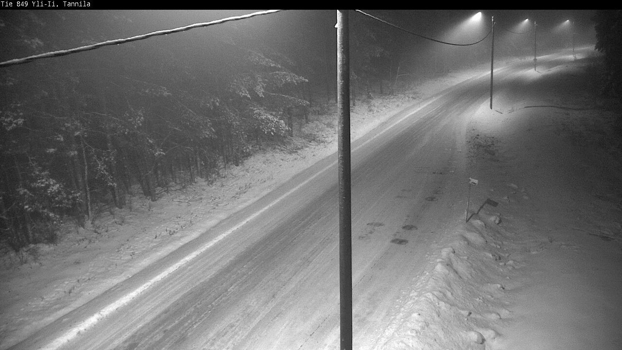 Weather Camera Image Road 849 Yli-Ii, Tannila, Oulu, Pohjois-Pohjanmaa
