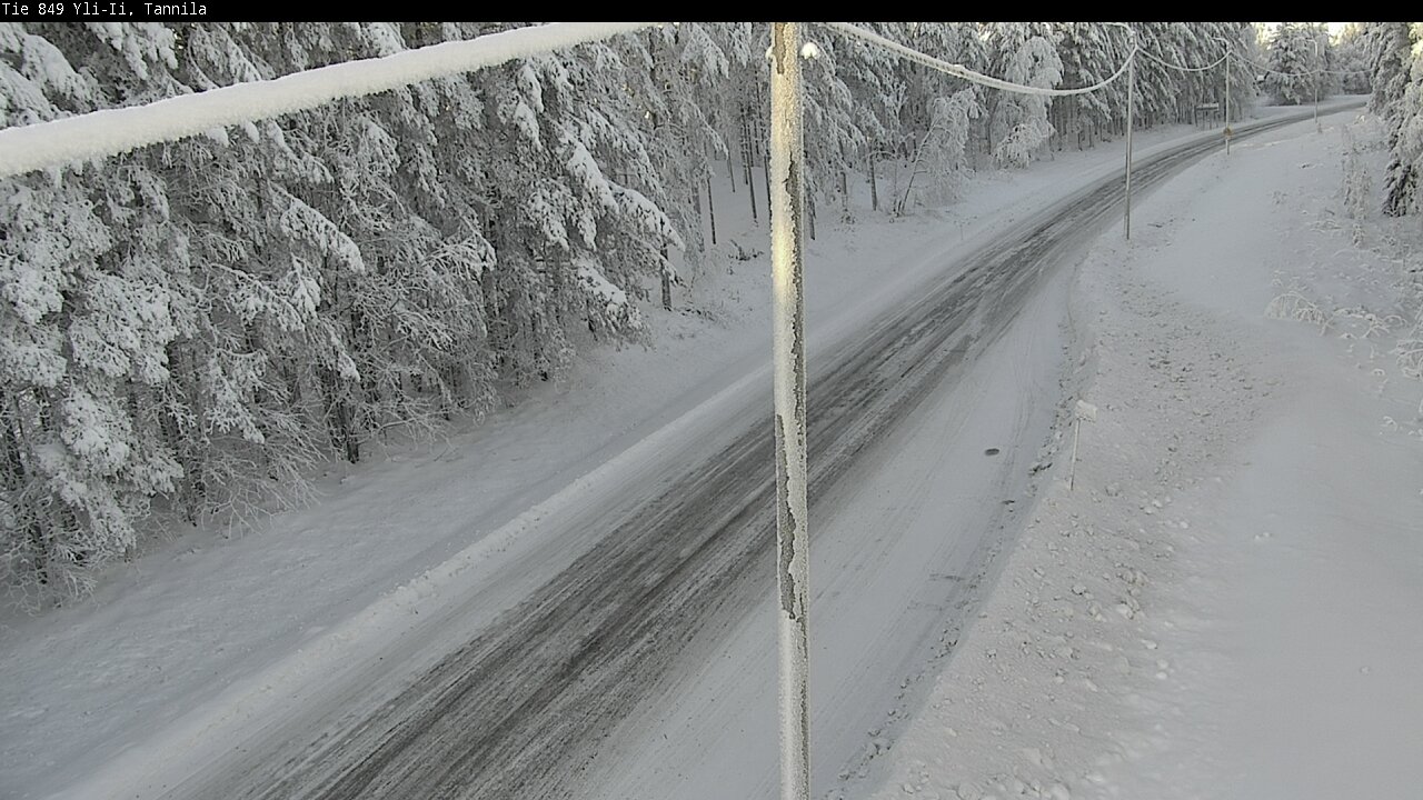 Weather Camera Image Väg 849 Yli-Ii, Tannila, Oulu, Pohjois-Pohjanmaa