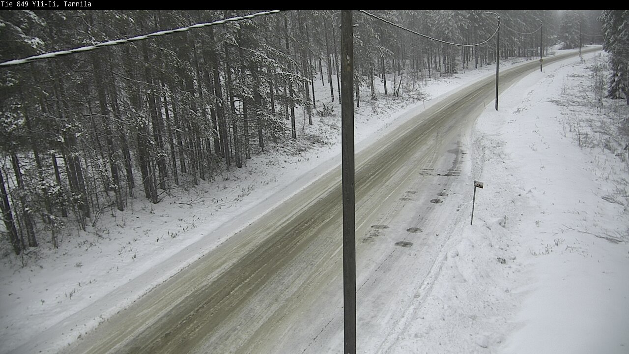 Weather Camera Image Road 849 Yli-Ii, Tannila, Oulu, Pohjois-Pohjanmaa