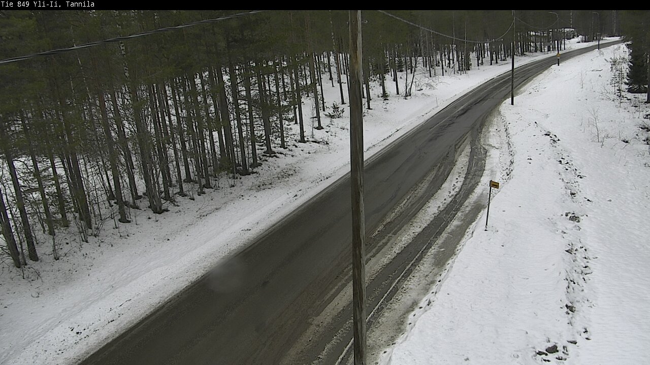 Weather Camera Image Road 849 Yli-Ii, Tannila, Oulu, Pohjois-Pohjanmaa