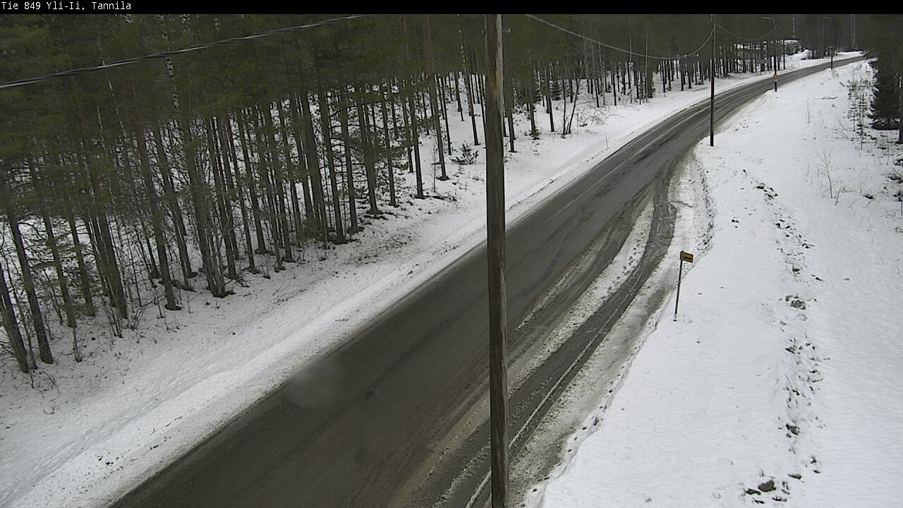 Weather Camera Image Road 849 Yli-Ii, Tannila, Oulu, Pohjois-Pohjanmaa