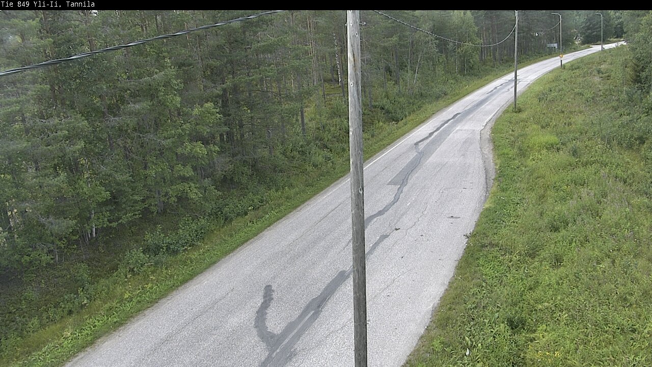Weather Camera Image Väg 849 Yli-Ii, Tannila, Oulu, Pohjois-Pohjanmaa