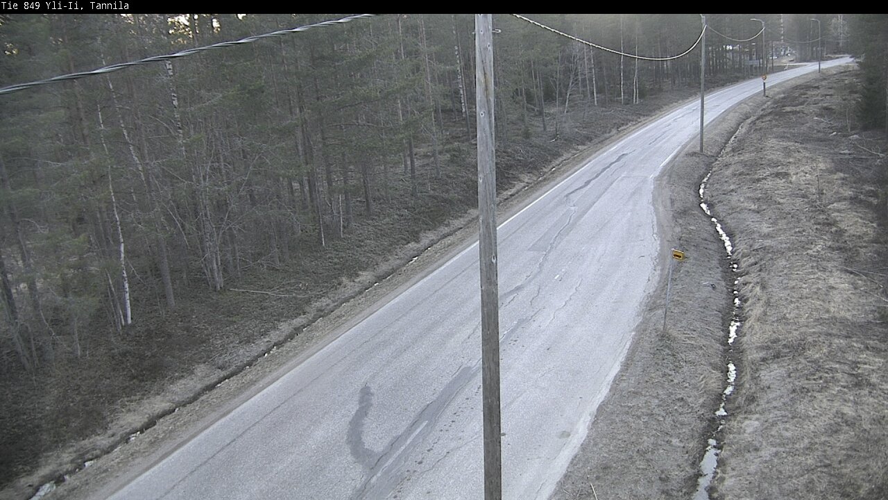 Weather Camera Image Väg 849 Yli-Ii, Tannila, Oulu, Pohjois-Pohjanmaa