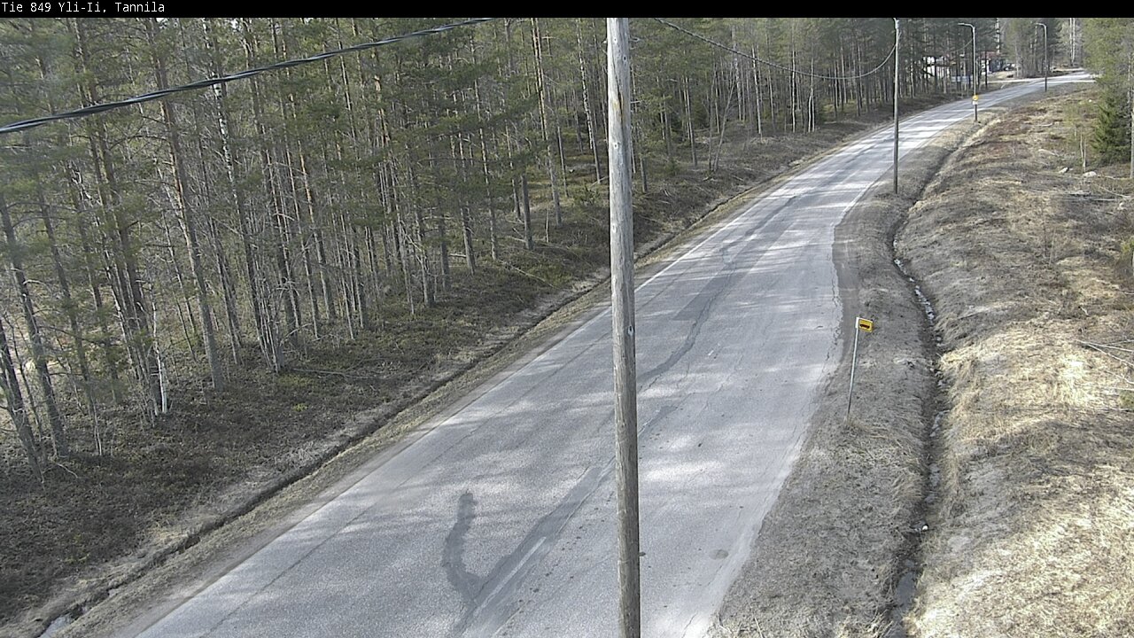 Weather Camera Image Väg 849 Yli-Ii, Tannila, Oulu, Pohjois-Pohjanmaa