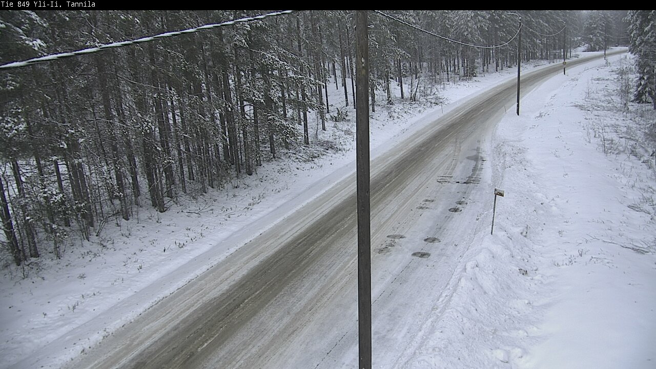 Weather Camera Image Road 849 Yli-Ii, Tannila, Oulu, Pohjois-Pohjanmaa