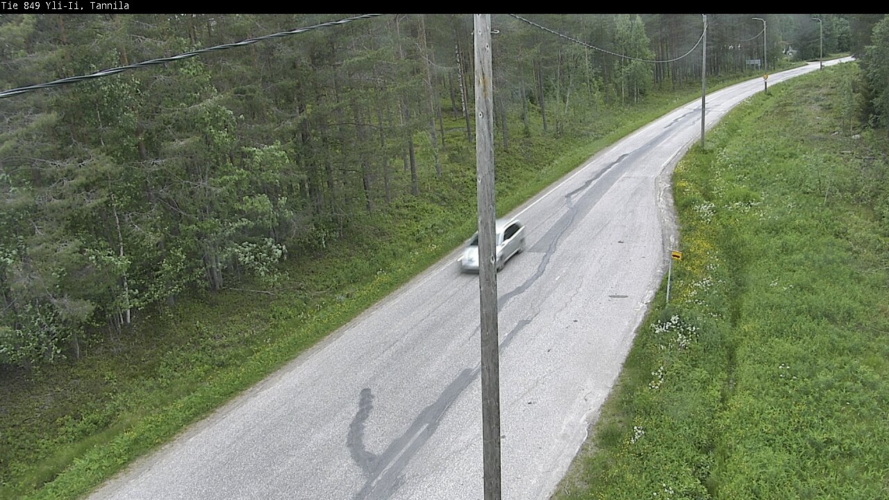 Weather Camera Image Road 849 Yli-Ii, Tannila, Oulu, Pohjois-Pohjanmaa