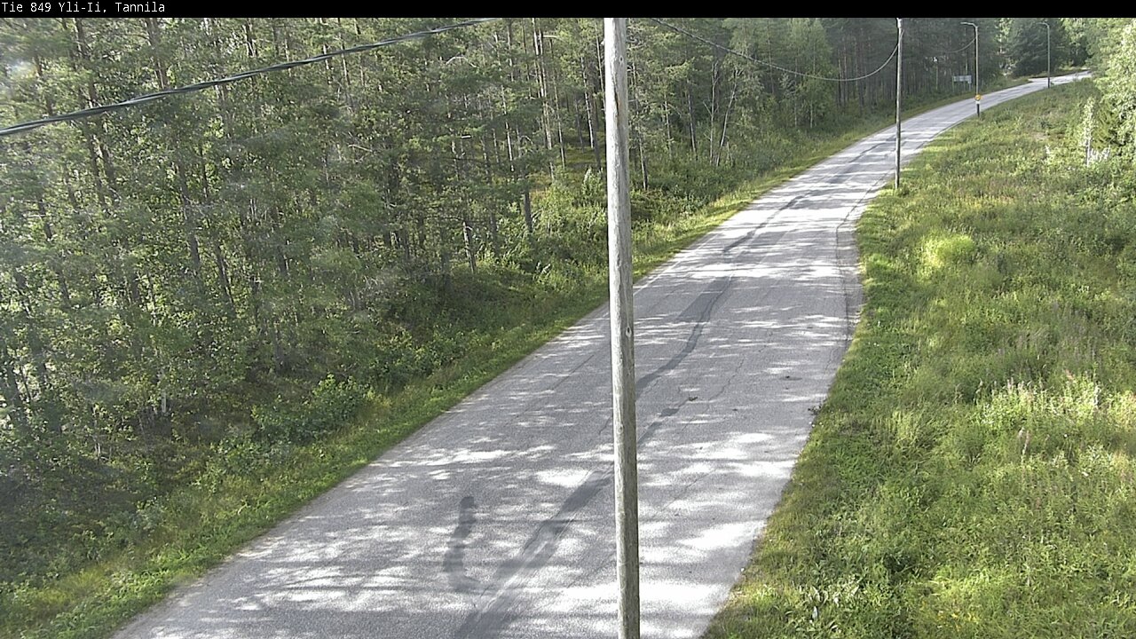 Weather Camera Image Väg 849 Yli-Ii, Tannila, Oulu, Pohjois-Pohjanmaa