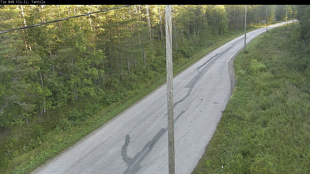 Weather Camera Image Väg 849 Yli-Ii, Tannila, Oulu, Pohjois-Pohjanmaa