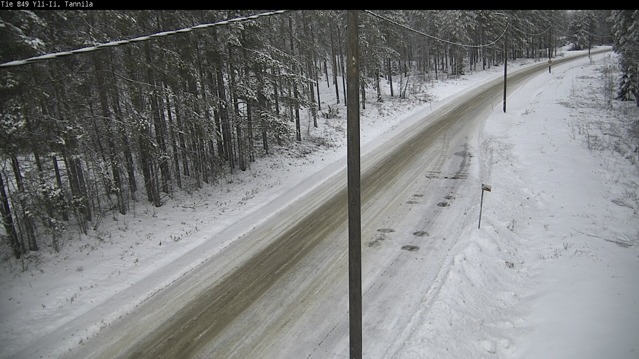 Weather Camera Image Road 849 Yli-Ii, Tannila, Oulu, Pohjois-Pohjanmaa