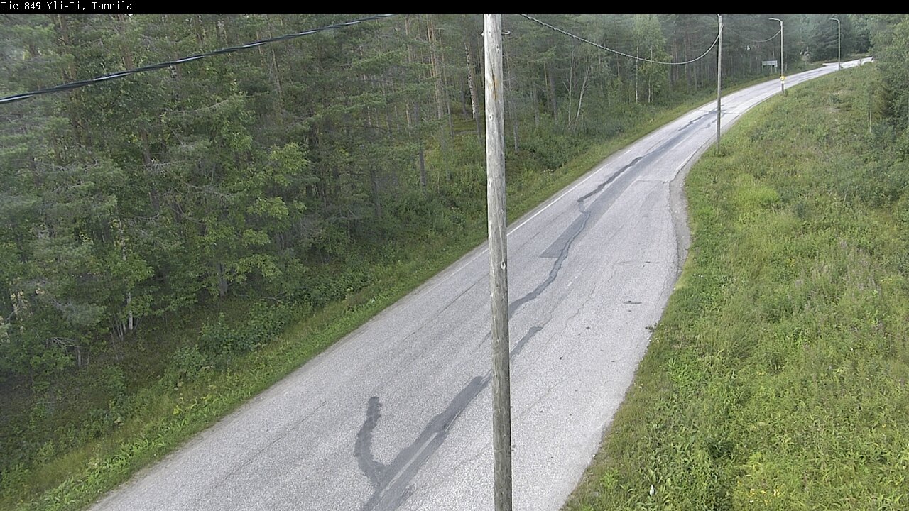 Weather Camera Image Väg 849 Yli-Ii, Tannila, Oulu, Pohjois-Pohjanmaa