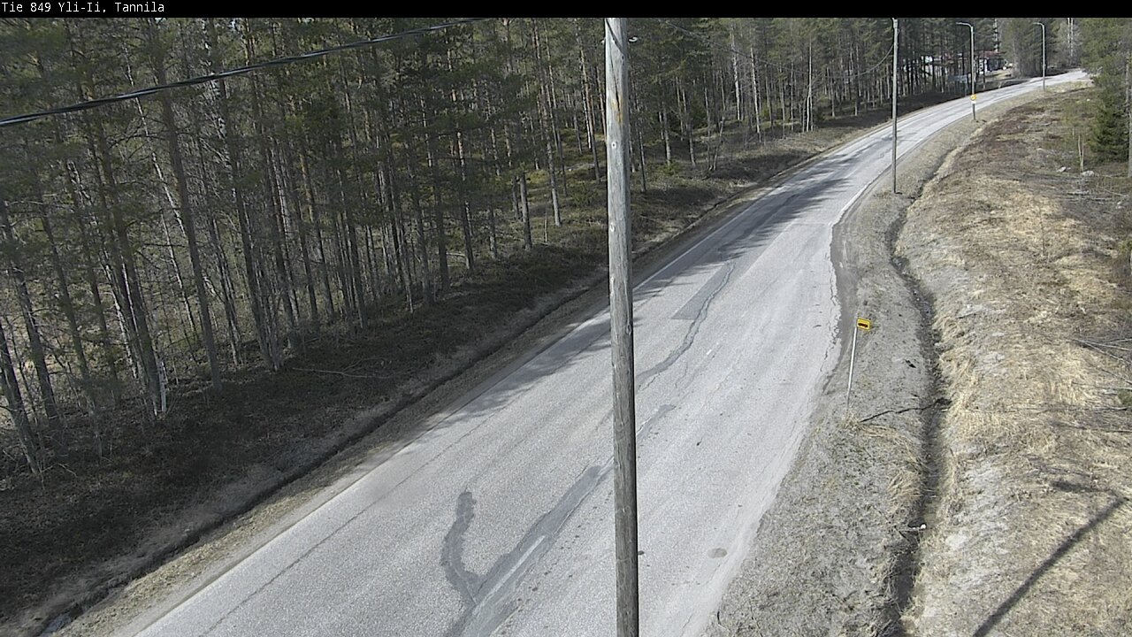 Weather Camera Image Väg 849 Yli-Ii, Tannila, Oulu, Pohjois-Pohjanmaa