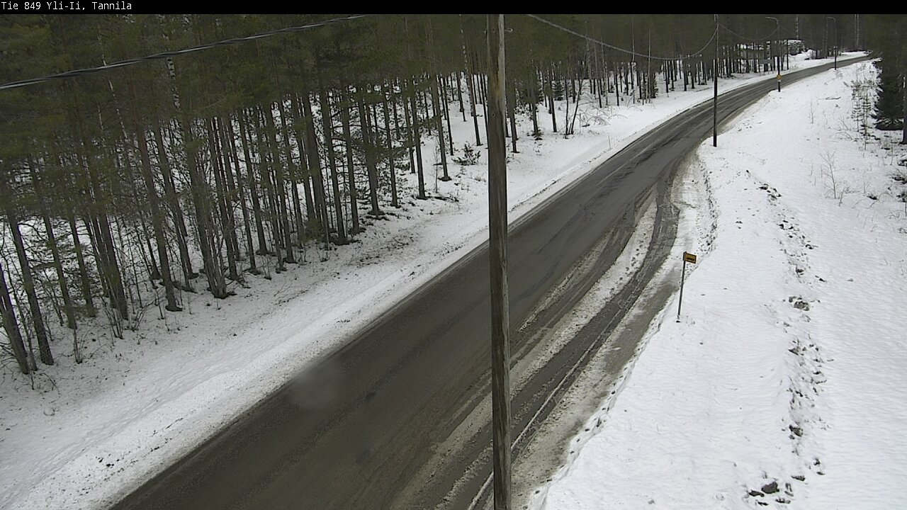 Weather Camera Image Road 849 Yli-Ii, Tannila, Oulu, Pohjois-Pohjanmaa
