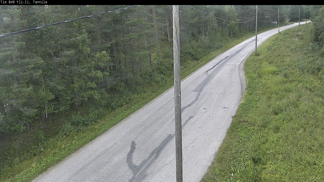 Weather Camera Image Väg 849 Yli-Ii, Tannila, Oulu, Pohjois-Pohjanmaa