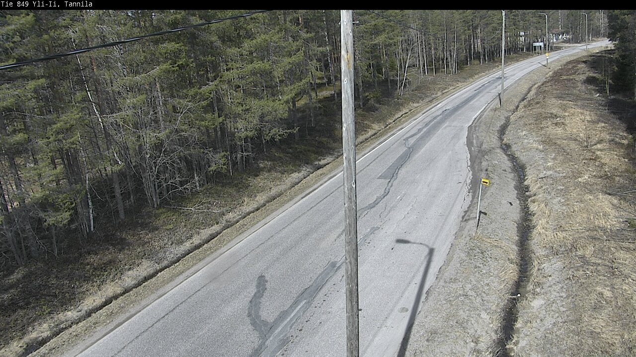 Weather Camera Image Väg 849 Yli-Ii, Tannila, Oulu, Pohjois-Pohjanmaa