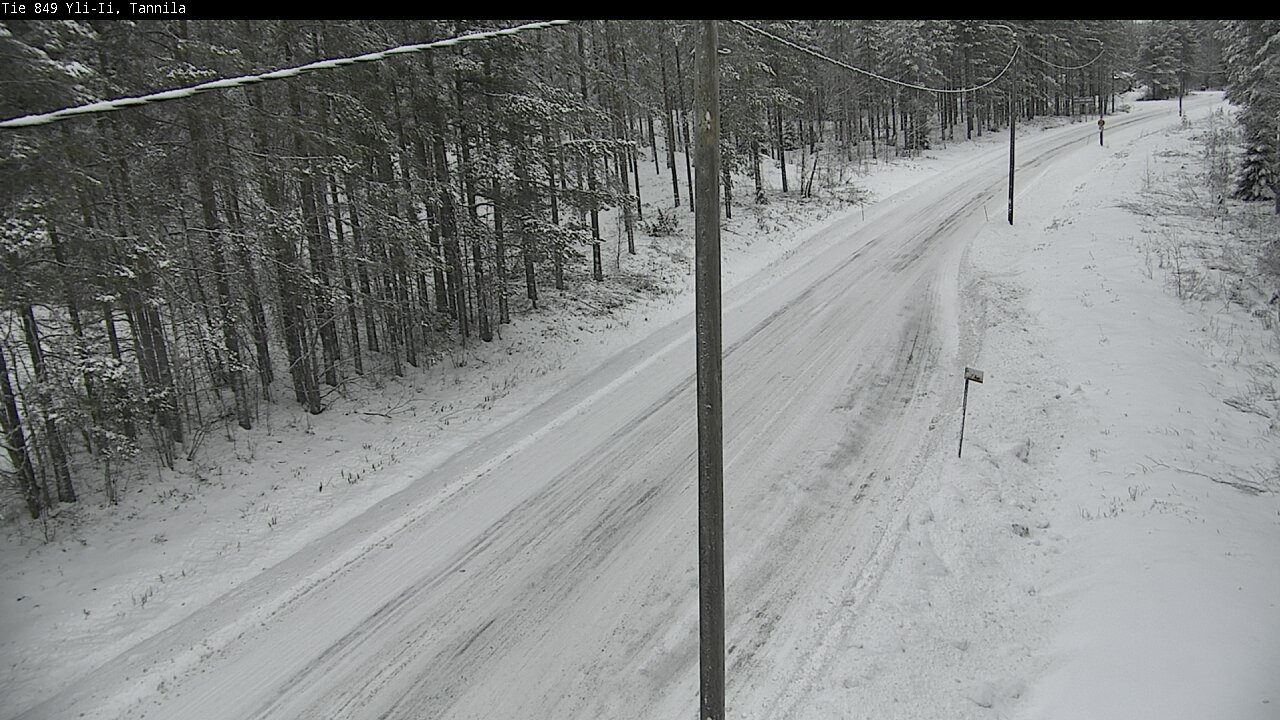 Weather Camera Image Väg 849 Yli-Ii, Tannila, Oulu, Pohjois-Pohjanmaa