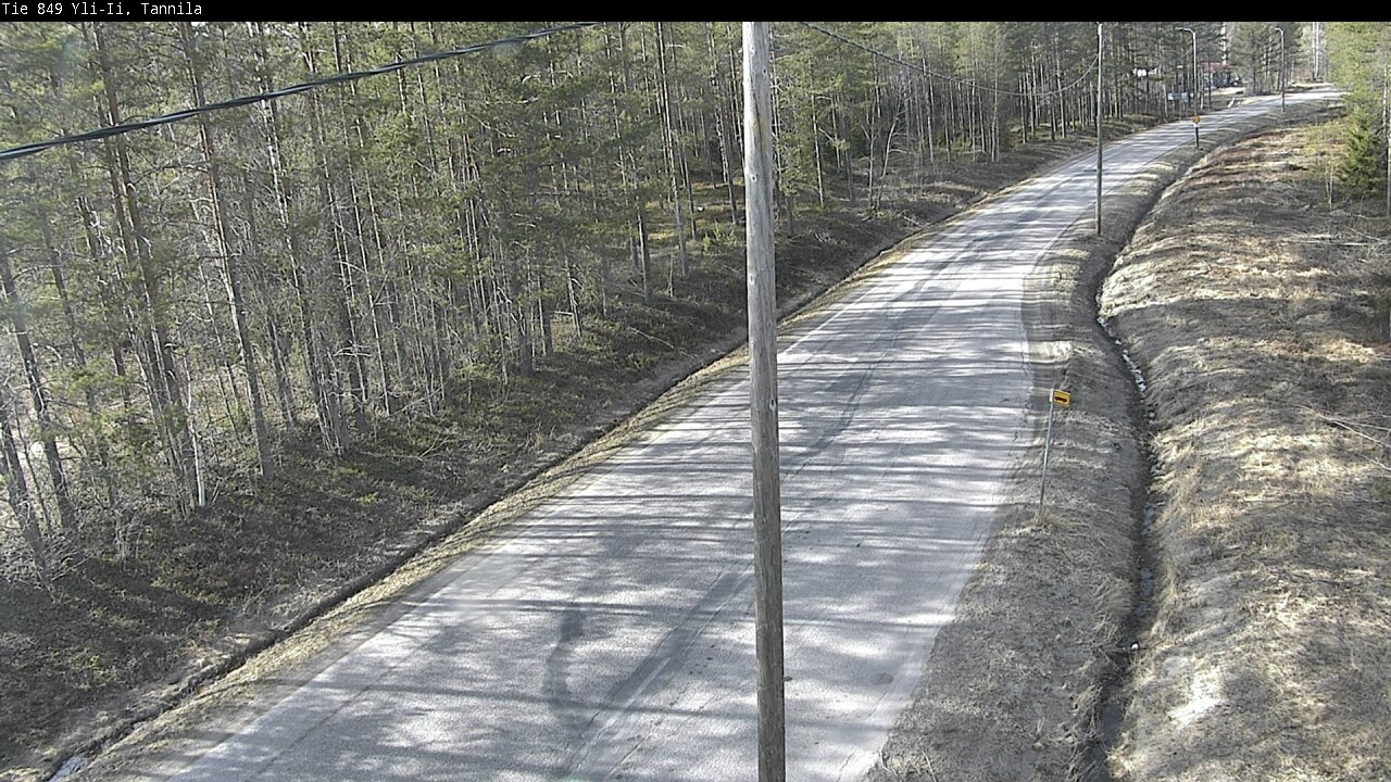 Weather Camera Image Väg 849 Yli-Ii, Tannila, Oulu, Pohjois-Pohjanmaa