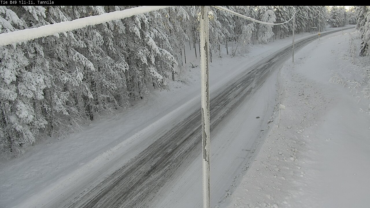 Weather Camera Image Väg 849 Yli-Ii, Tannila, Oulu, Pohjois-Pohjanmaa
