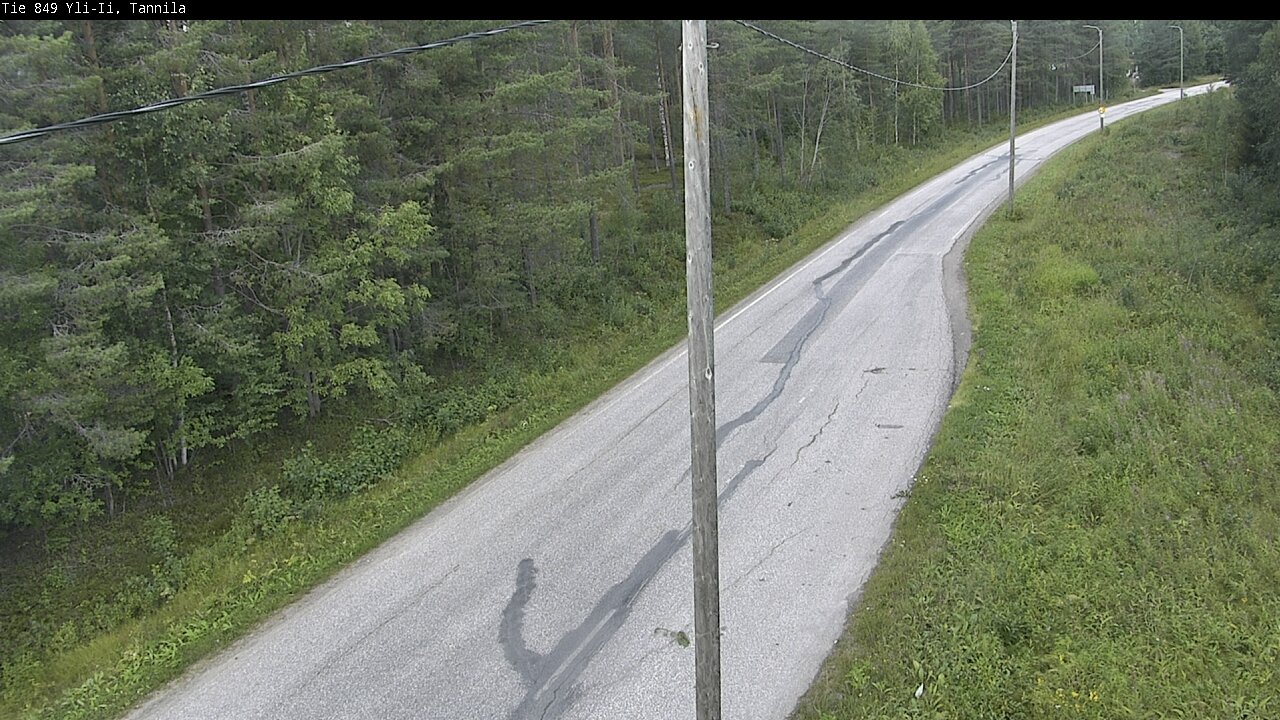Weather Camera Image Väg 849 Yli-Ii, Tannila, Oulu, Pohjois-Pohjanmaa