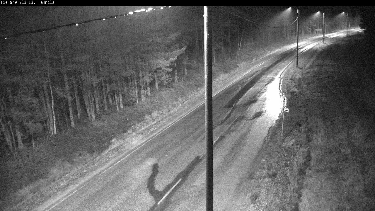 Weather Camera Image Väg 849 Yli-Ii, Tannila, Oulu, Pohjois-Pohjanmaa