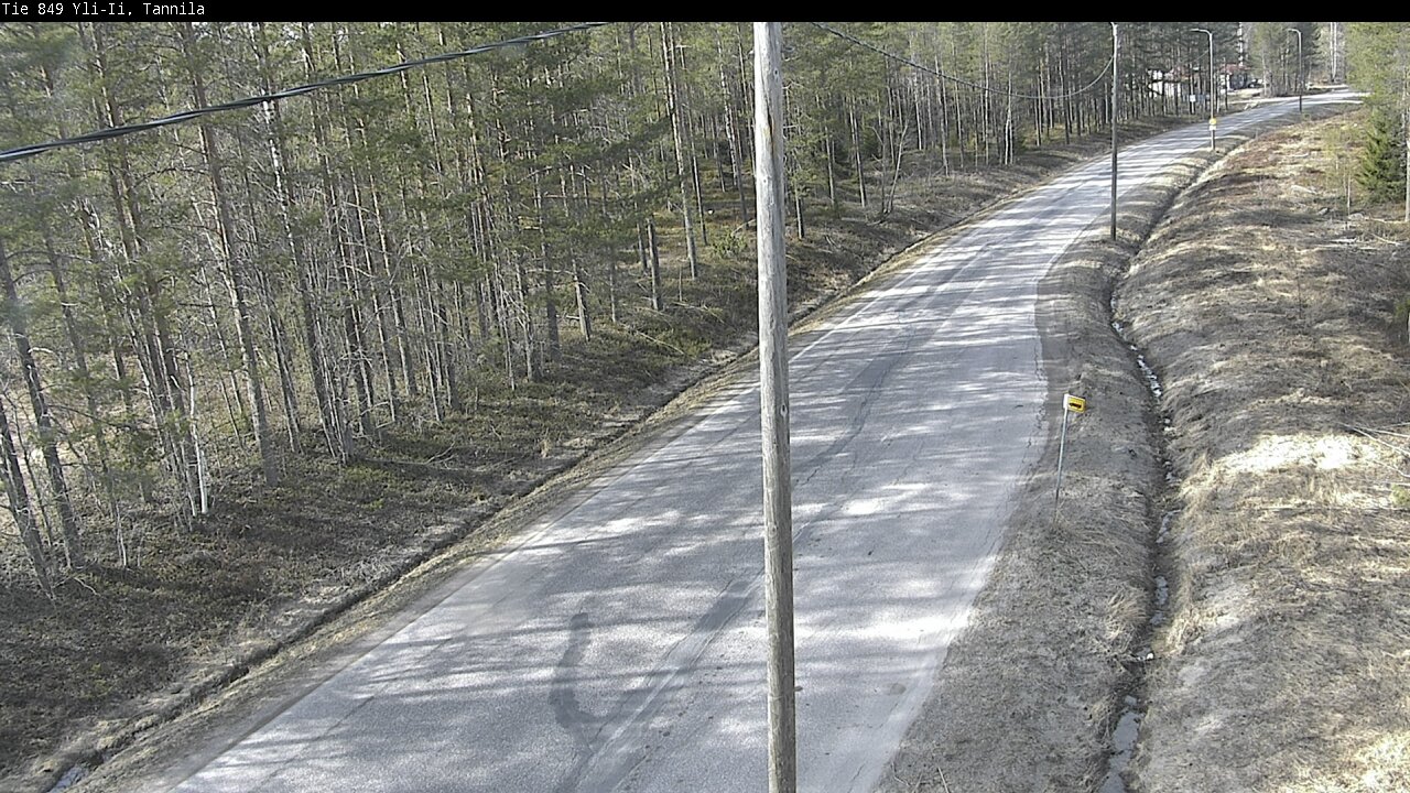 Weather Camera Image Väg 849 Yli-Ii, Tannila, Oulu, Pohjois-Pohjanmaa