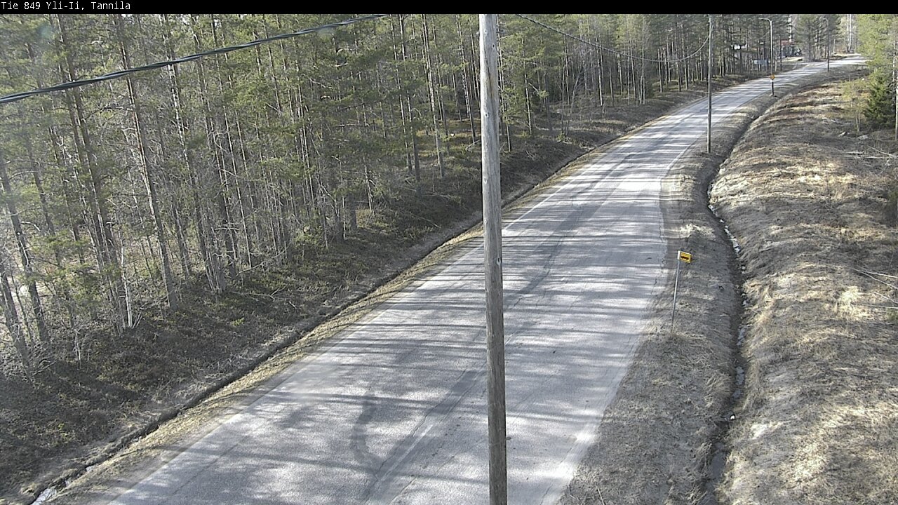 Weather Camera Image Väg 849 Yli-Ii, Tannila, Oulu, Pohjois-Pohjanmaa
