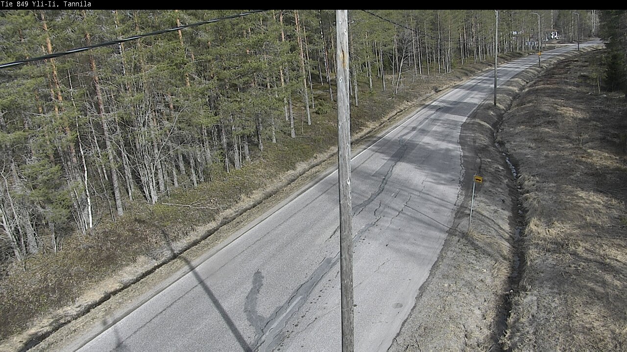 Weather Camera Image Väg 849 Yli-Ii, Tannila, Oulu, Pohjois-Pohjanmaa