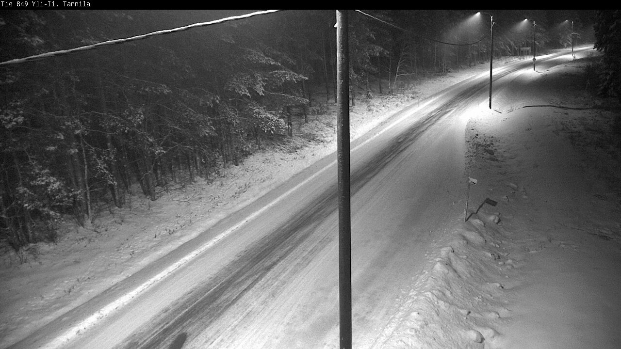Weather Camera Image Väg 849 Yli-Ii, Tannila, Oulu, Pohjois-Pohjanmaa