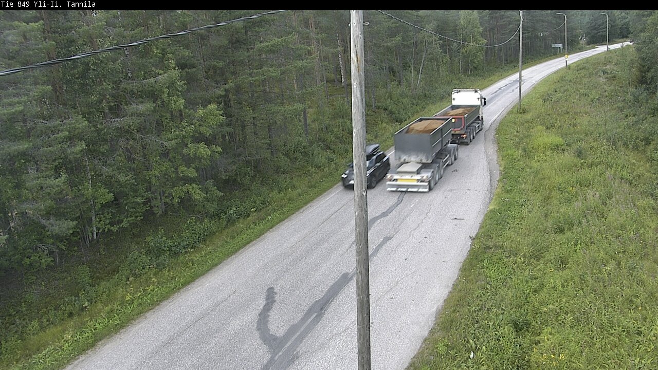 Weather Camera Image Väg 849 Yli-Ii, Tannila, Oulu, Pohjois-Pohjanmaa