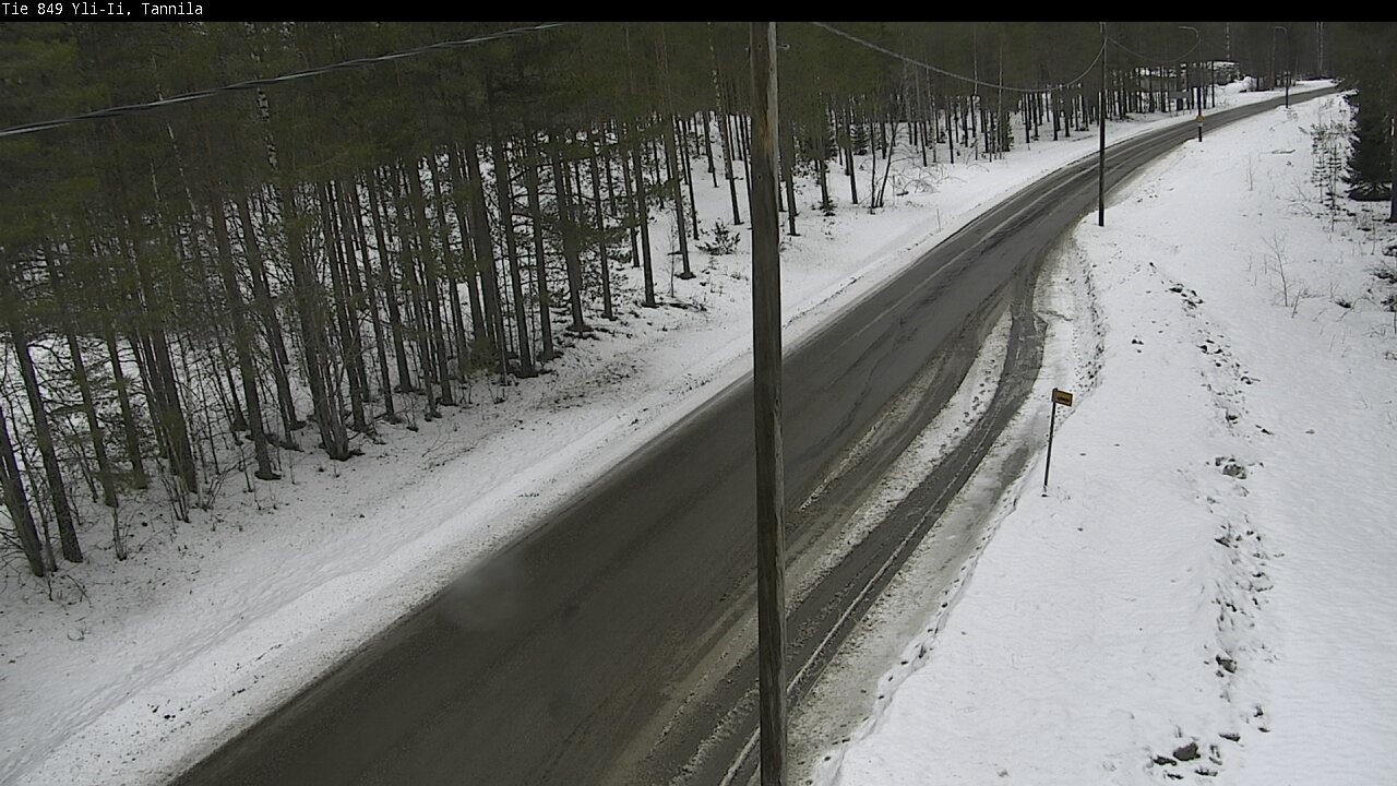Weather Camera Image Road 849 Yli-Ii, Tannila, Oulu, Pohjois-Pohjanmaa