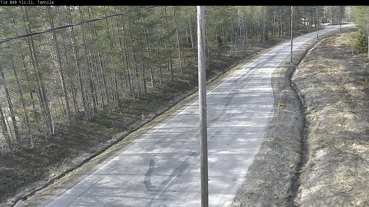 Weather Camera Image Väg 849 Yli-Ii, Tannila, Oulu, Pohjois-Pohjanmaa