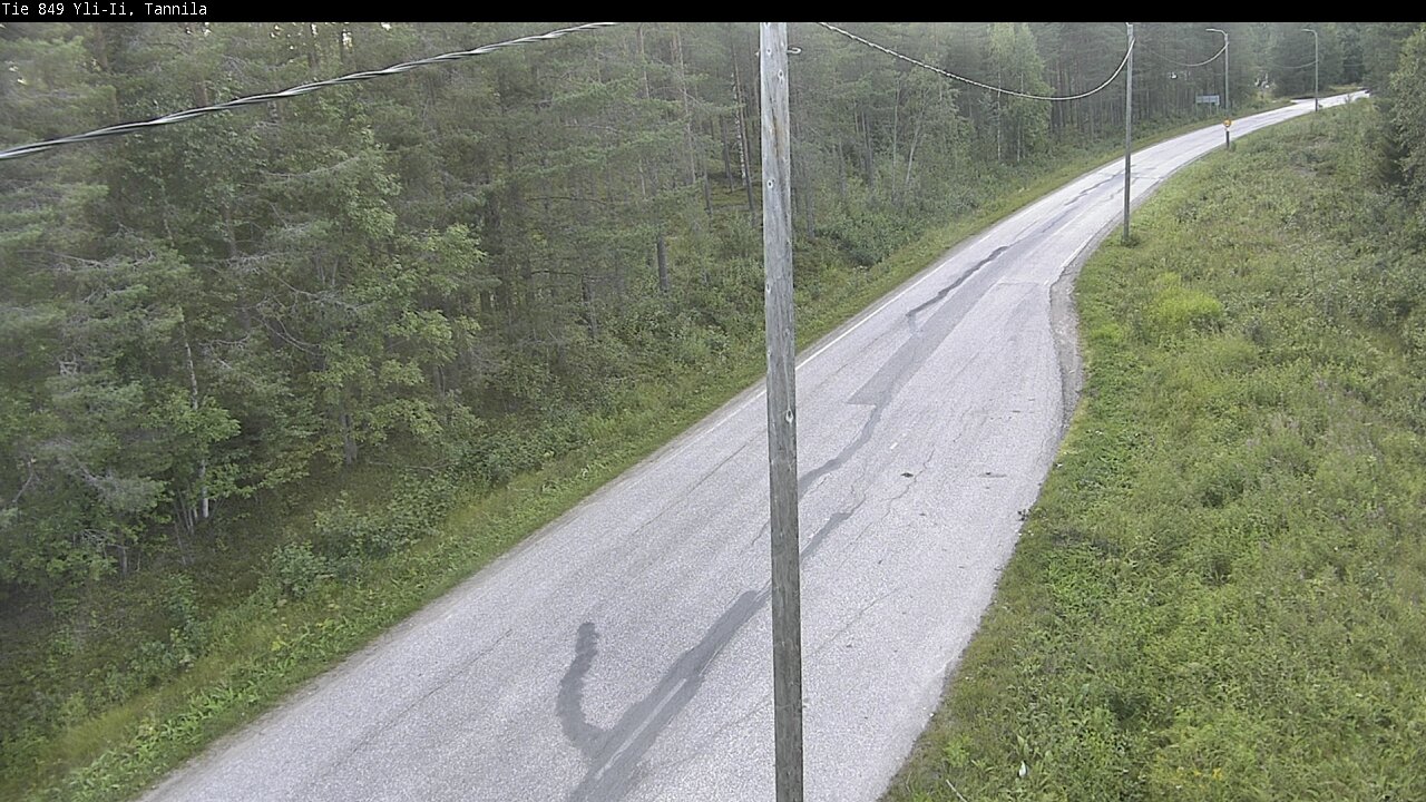 Weather Camera Image Väg 849 Yli-Ii, Tannila, Oulu, Pohjois-Pohjanmaa