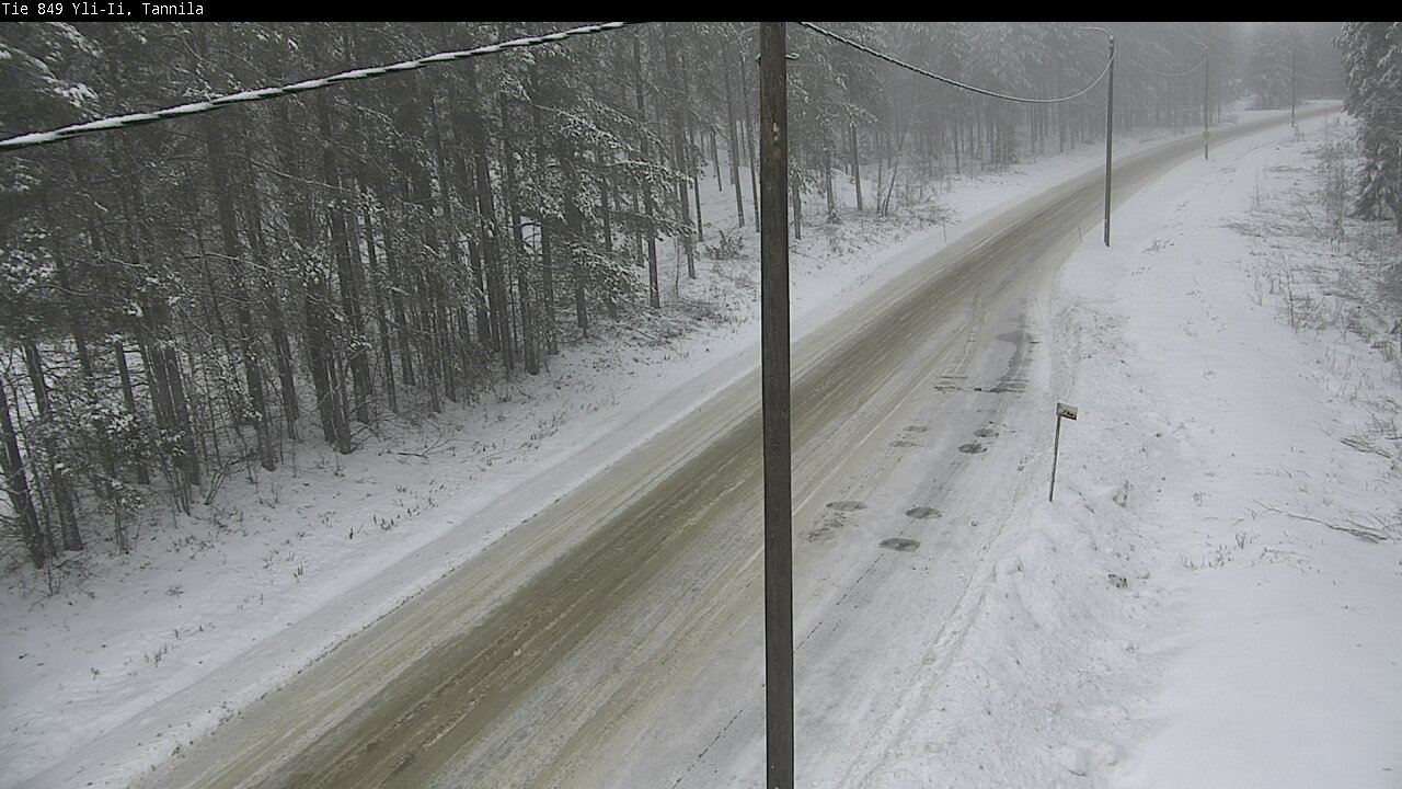Weather Camera Image Road 849 Yli-Ii, Tannila, Oulu, Pohjois-Pohjanmaa
