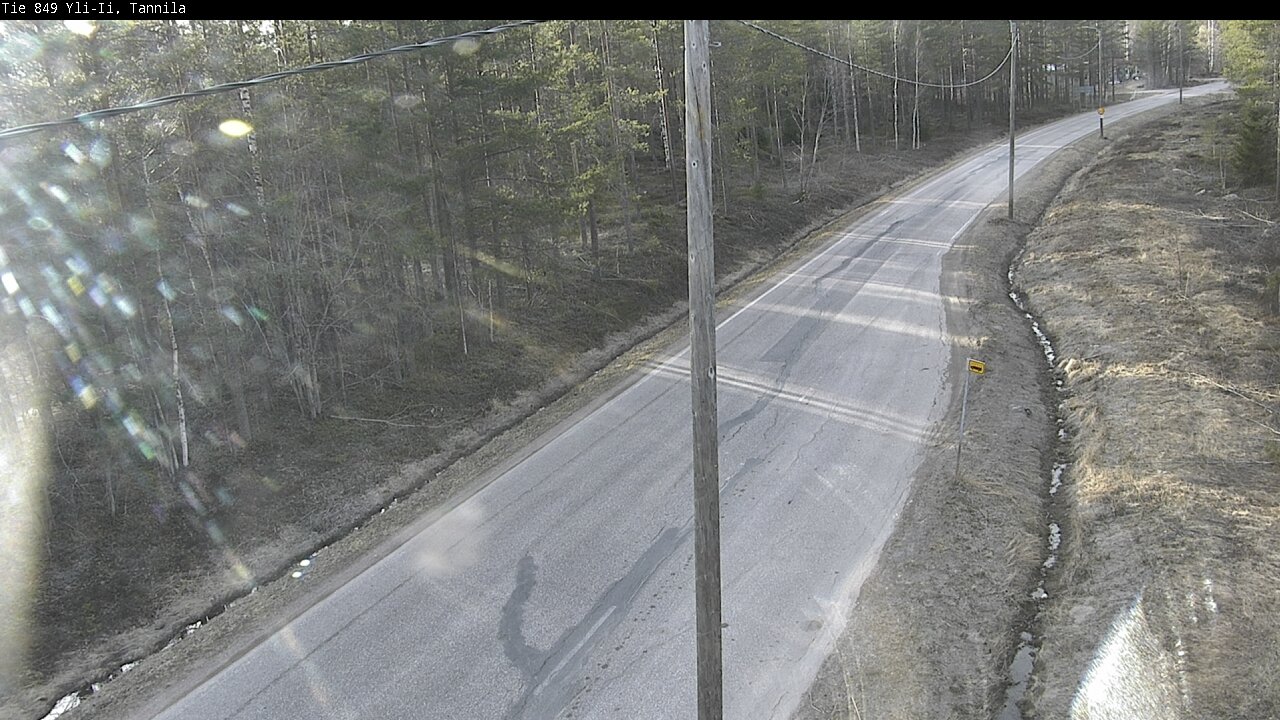Weather Camera Image Väg 849 Yli-Ii, Tannila, Oulu, Pohjois-Pohjanmaa