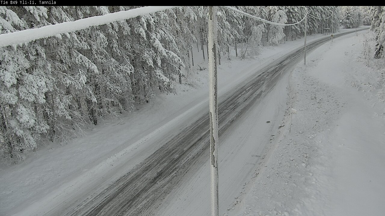 Weather Camera Image Road 849 Yli-Ii, Tannila, Oulu, Pohjois-Pohjanmaa