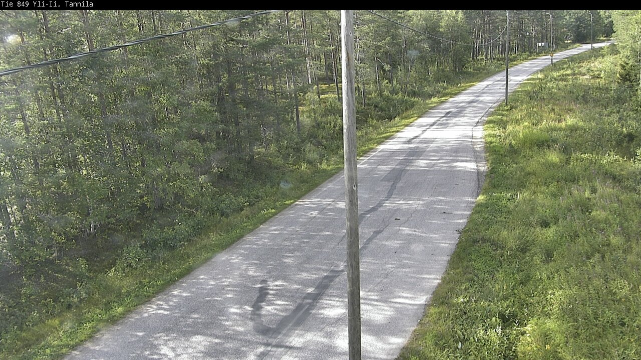 Weather Camera Image Väg 849 Yli-Ii, Tannila, Oulu, Pohjois-Pohjanmaa