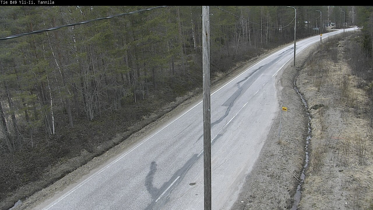 Weather Camera Image Road 849 Yli-Ii, Tannila, Oulu, Pohjois-Pohjanmaa