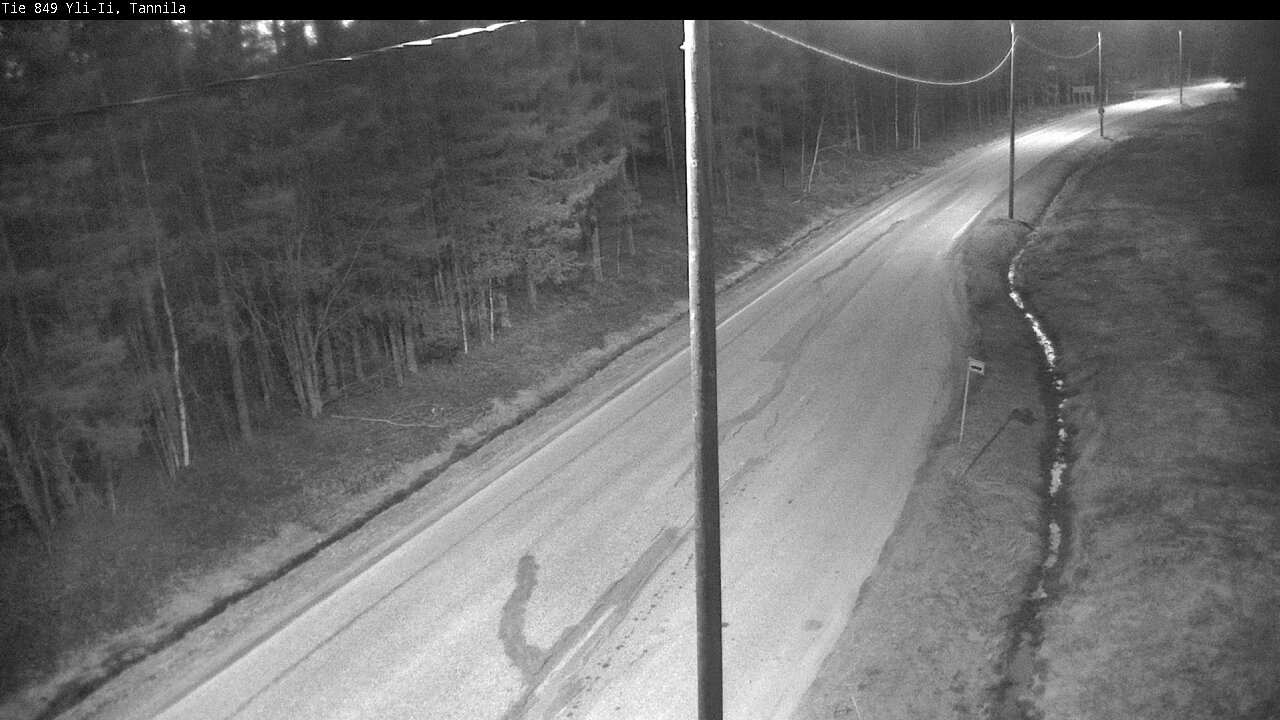 Weather Camera Image Väg 849 Yli-Ii, Tannila, Oulu, Pohjois-Pohjanmaa