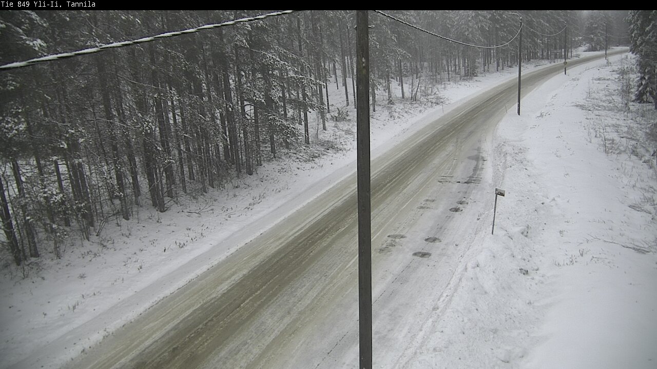 Weather Camera Image Road 849 Yli-Ii, Tannila, Oulu, Pohjois-Pohjanmaa