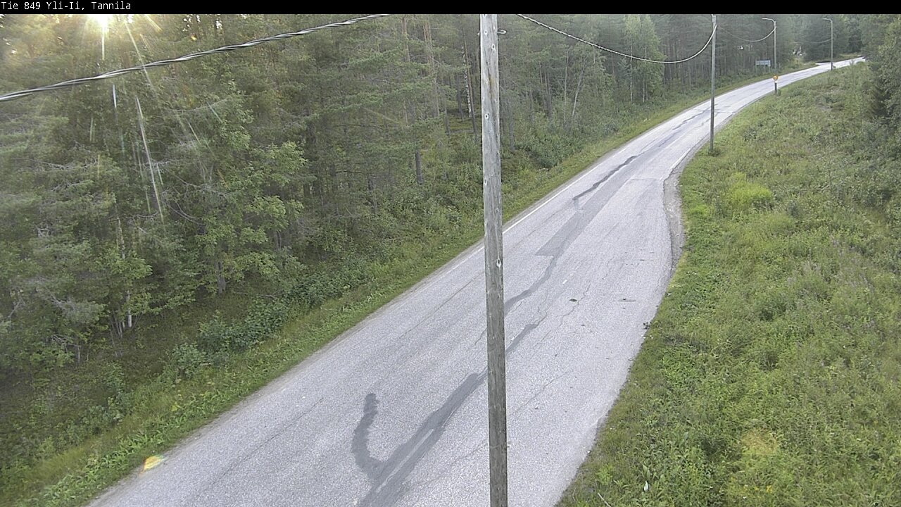 Weather Camera Image Väg 849 Yli-Ii, Tannila, Oulu, Pohjois-Pohjanmaa